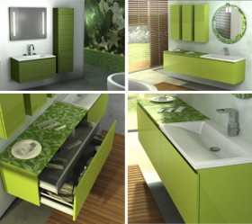 renkli banyo